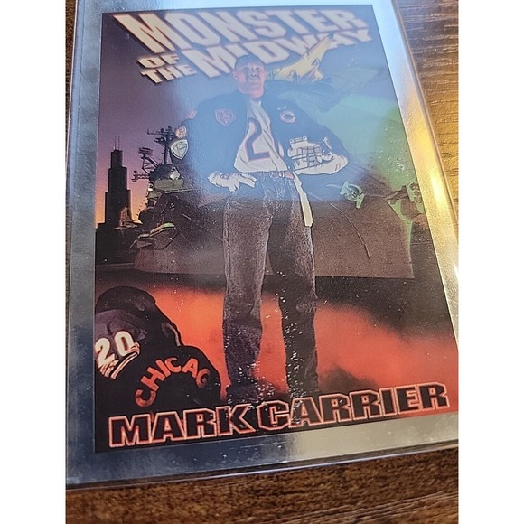 Mark Carrier 1992 Skybox Primetime #M02/15 - Monster of the Midway - Fresh Pull - Picture 3 of 4